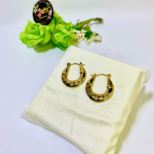 Gold Plated Hoop Earrings (Anti Tarnish)