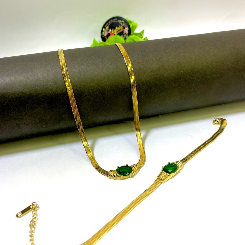 Brand Emerald Green Set