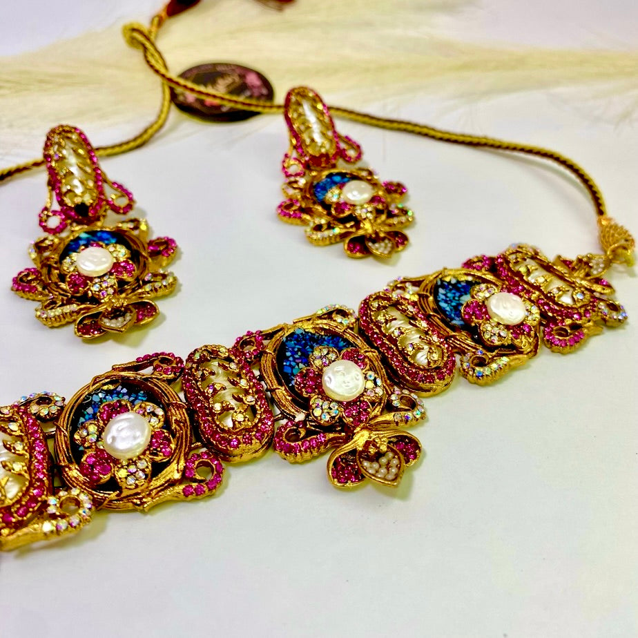 Sultan’s Glow Pink Turkish Set
