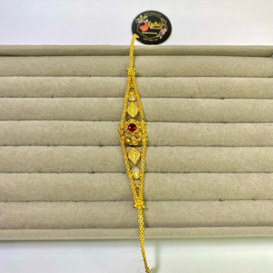 Azalia Gold Plated Bracelet