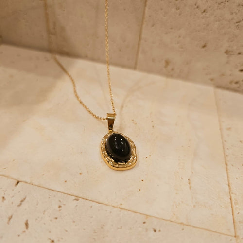 Brown Stone Necklace