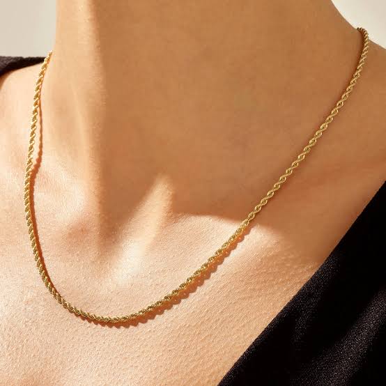 Rope Necklace (Anti Tarnish)