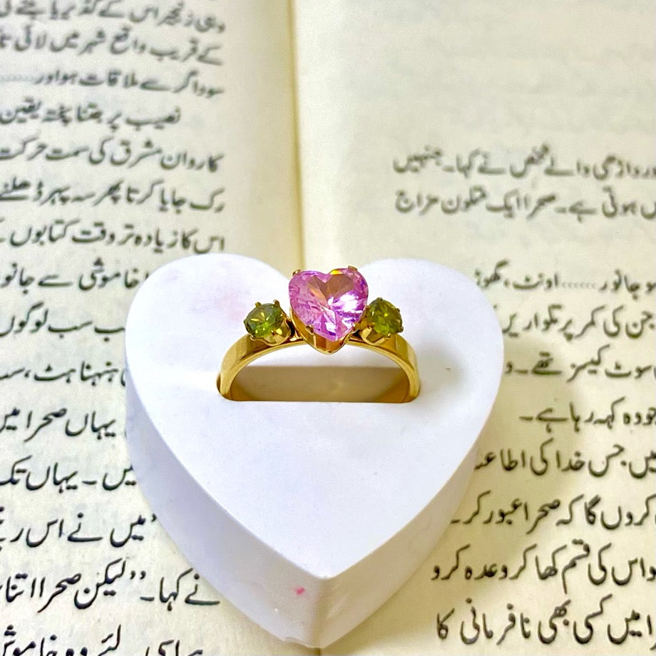 Color Heart Ring