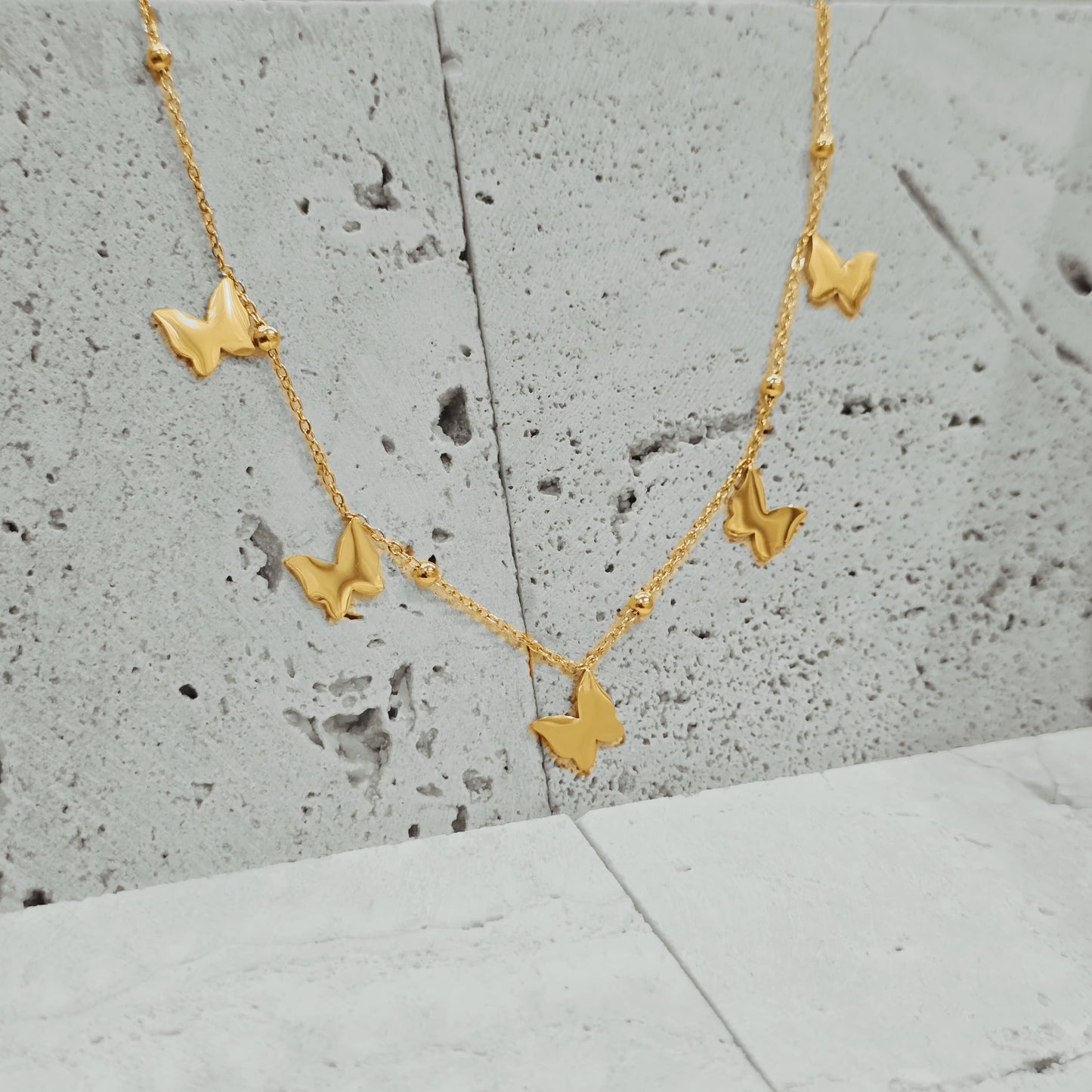 Butterfly Necklace (Anti Tarnish)