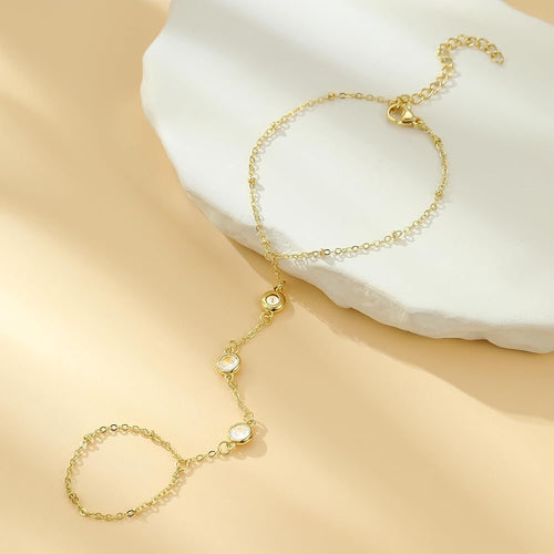 Anja Zircon Bracelet Ring