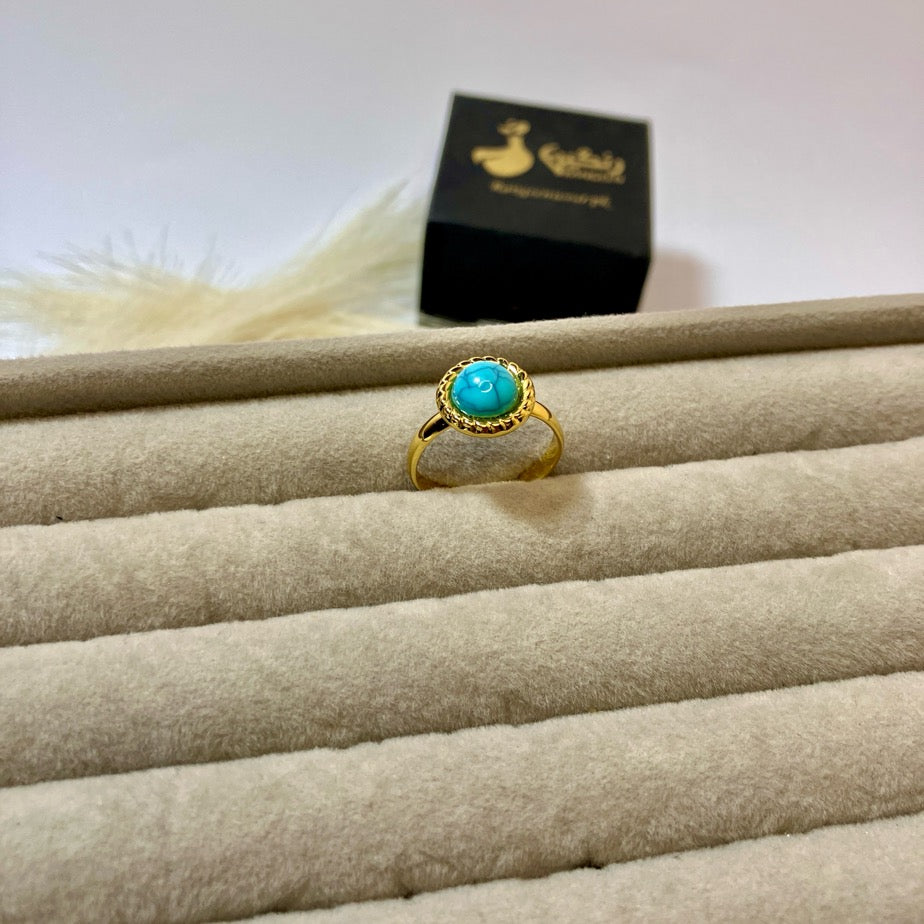 Oasis Blue Stone Ring