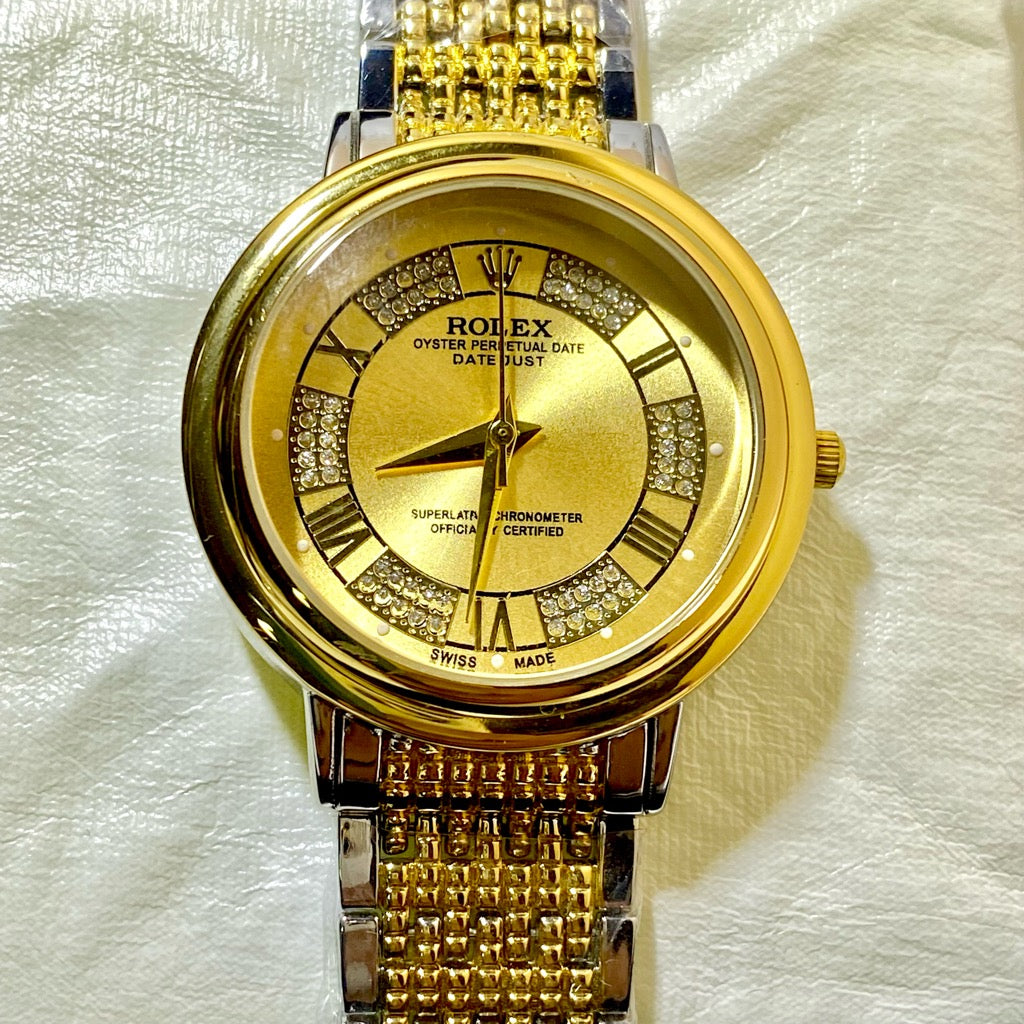 Rolex Zircon Watch