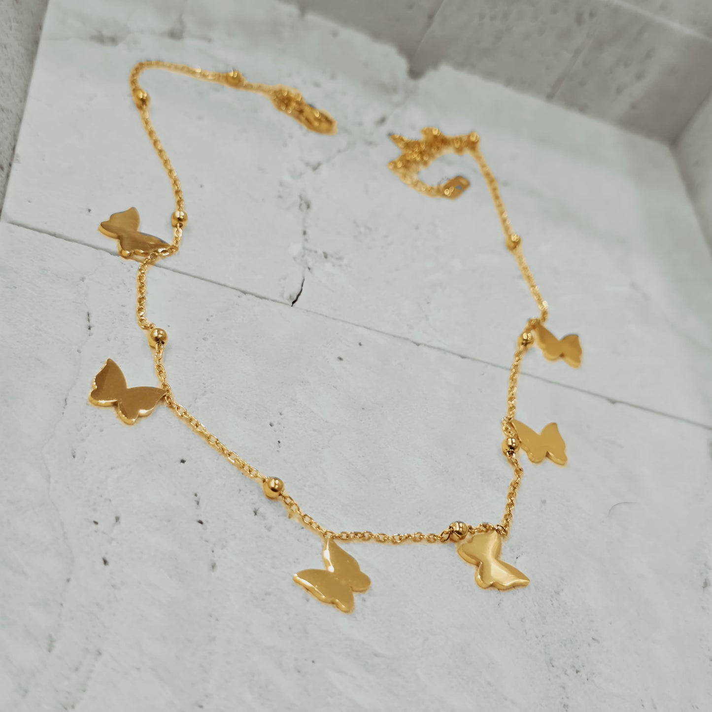 Butterfly Necklace (Anti Tarnish)