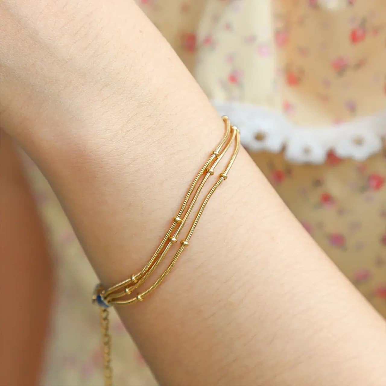 Ball Triple layer Bracelet