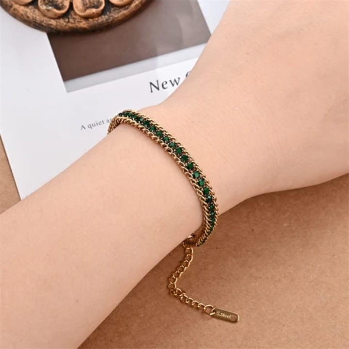 Bracelet Zirconia (Green)