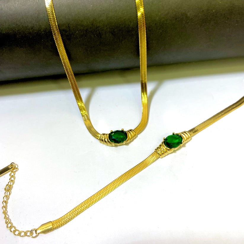Brand Emerald Green Set