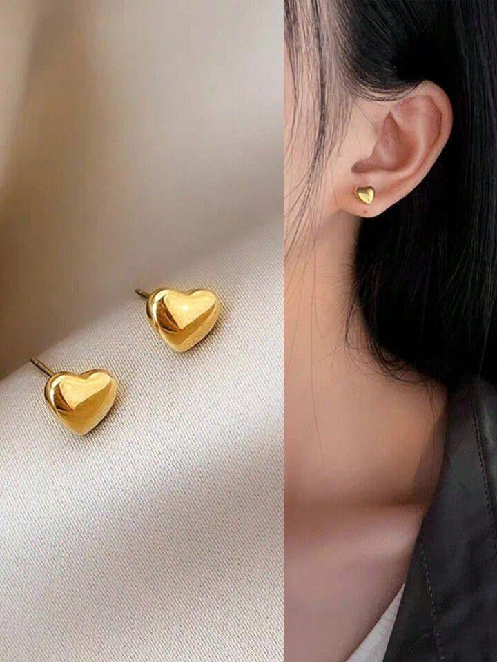 Mini Heart Set With Earrings