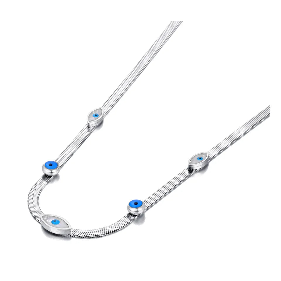 Evil Eye Snake Chain