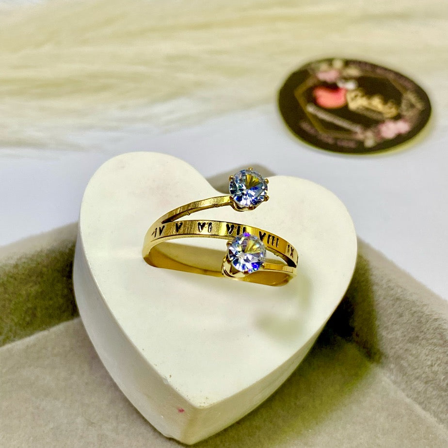 Dual Diamond Numerical Ring (Golden)
