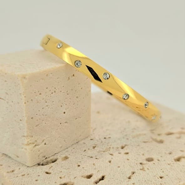 Diamond Handcuff (Anti Tarnish)