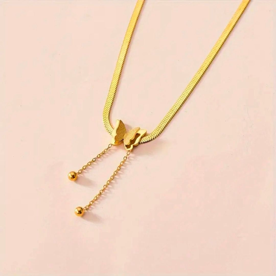 Butterfly Snake Necklace