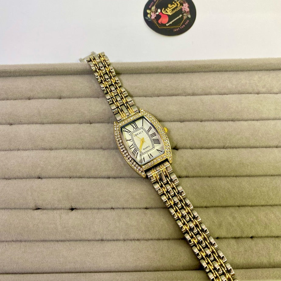 Oval Watch Zircon Diamond