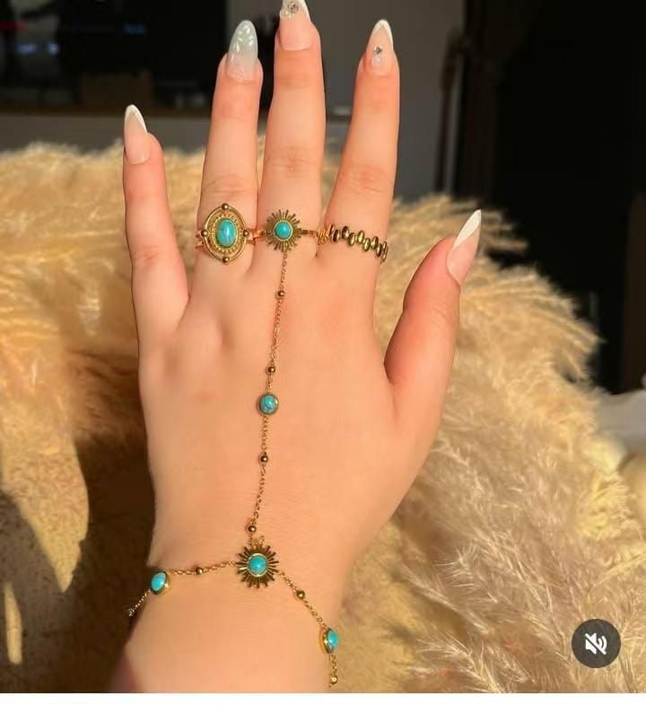 Anja Stone Bracelet Ring