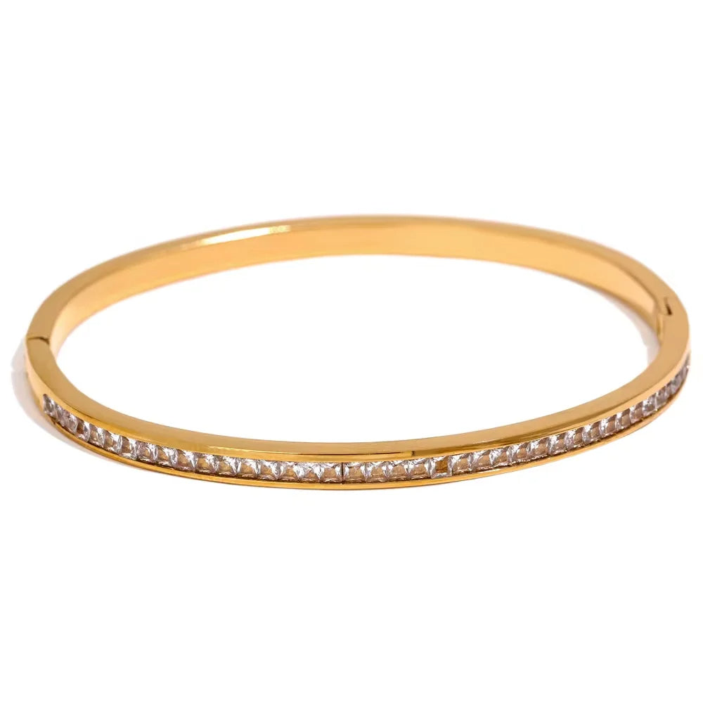 Slim Crystal Chanel Bracelet