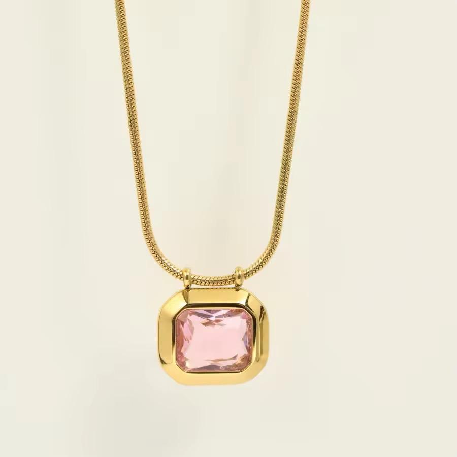 Square Necklace Multi