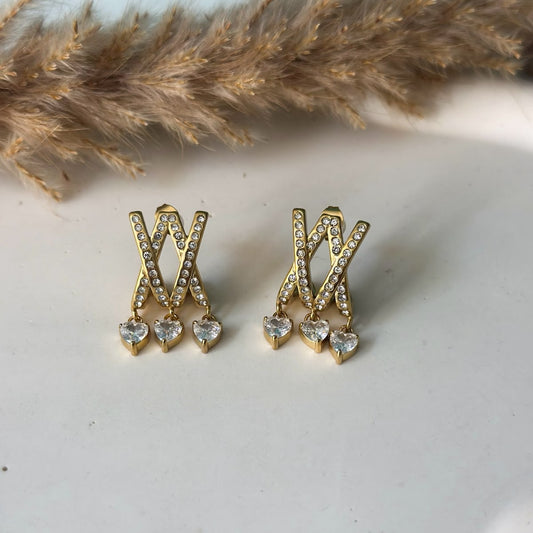 Heart XX Earrings