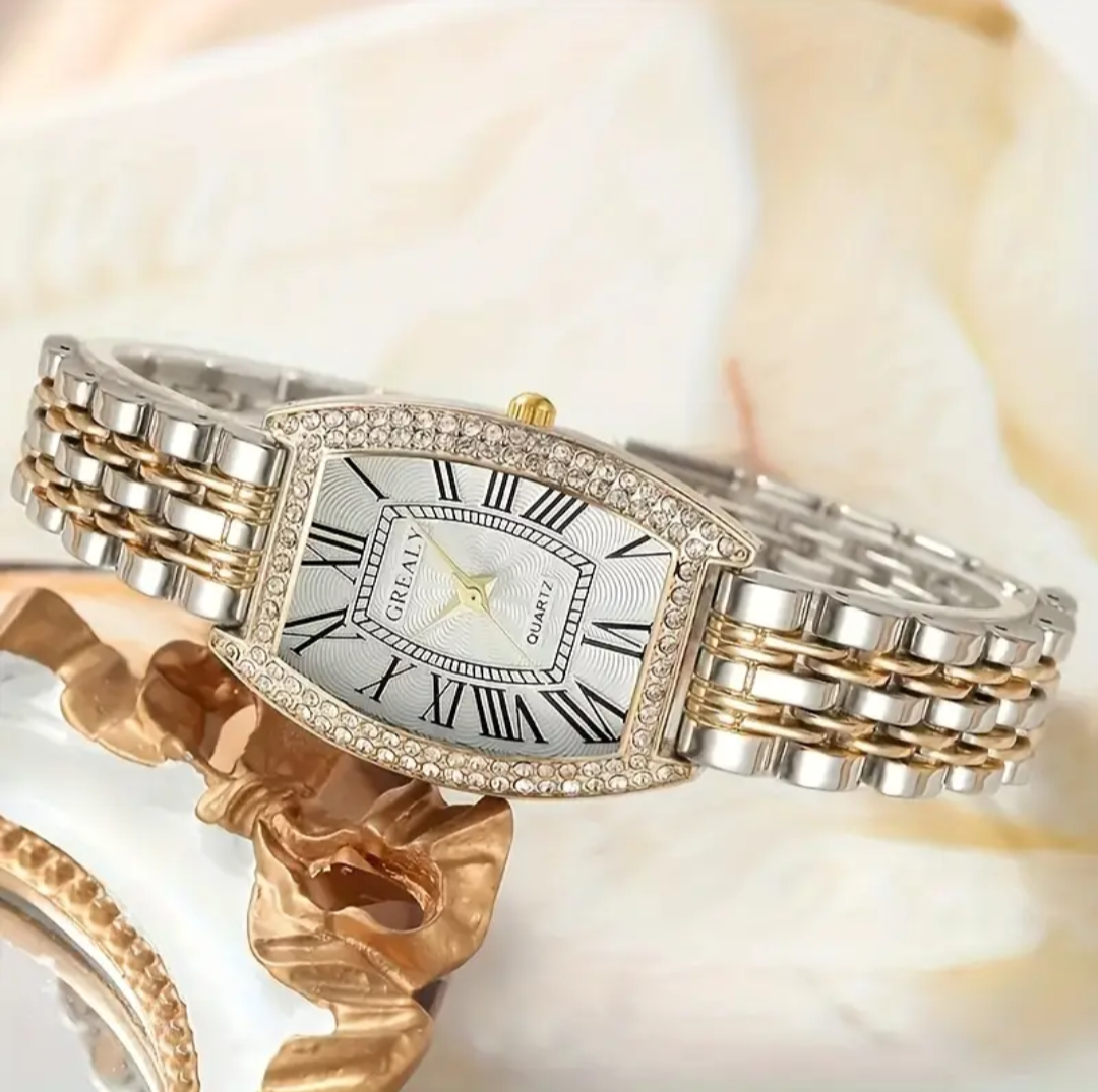Oval Watch Zircon Diamond