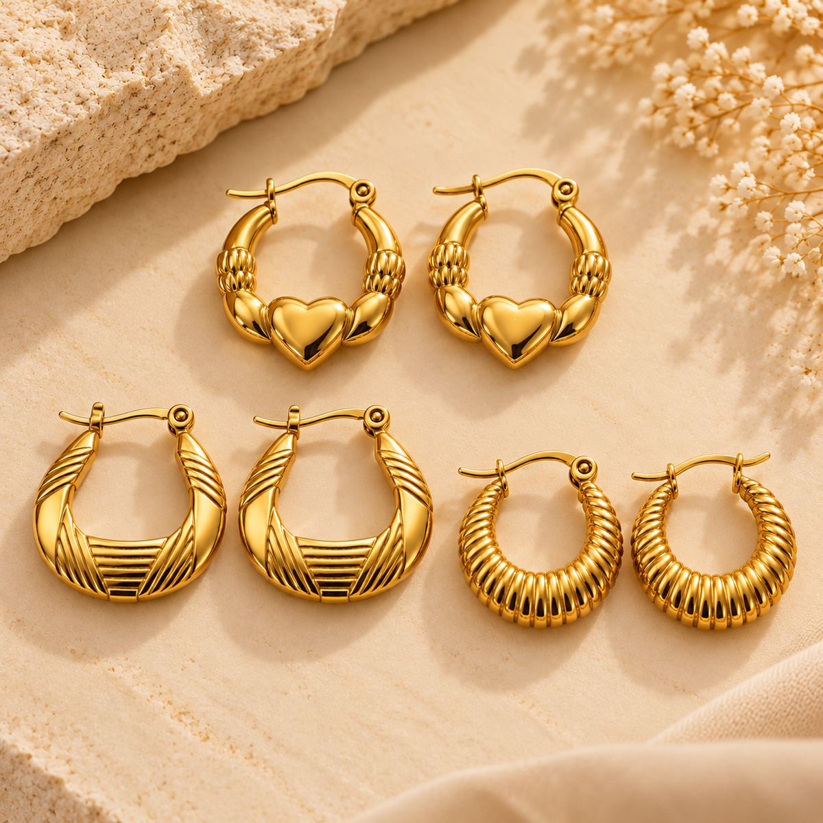 Earrings Combo( 3 Pairs)