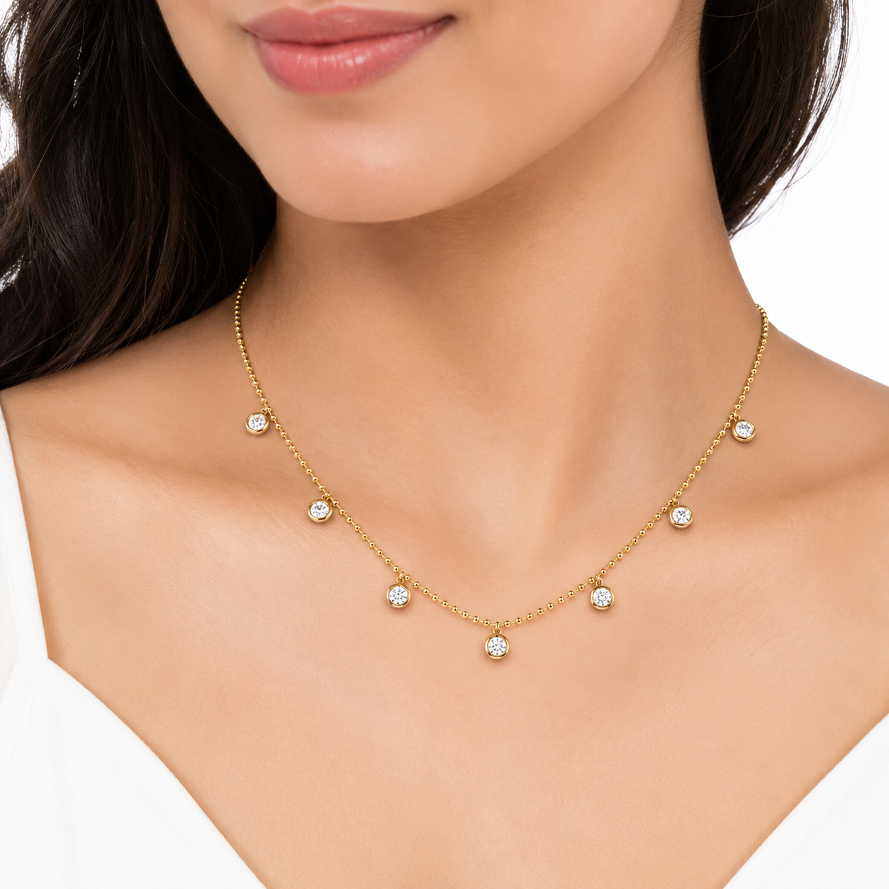 Diamond Charm Necklace