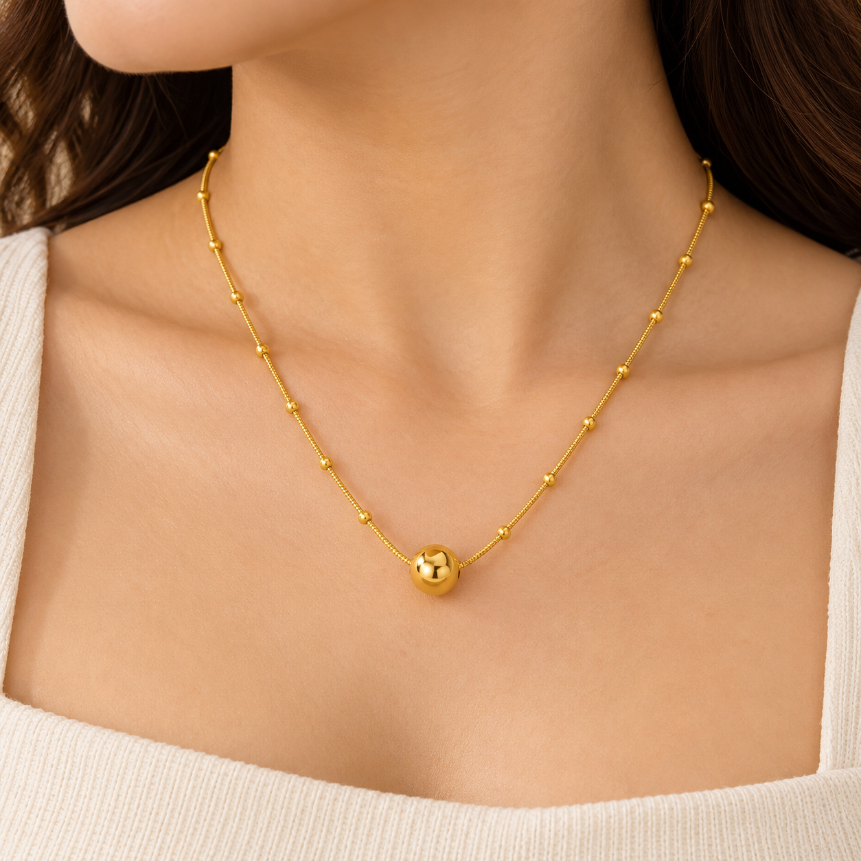 Ball Necklace New