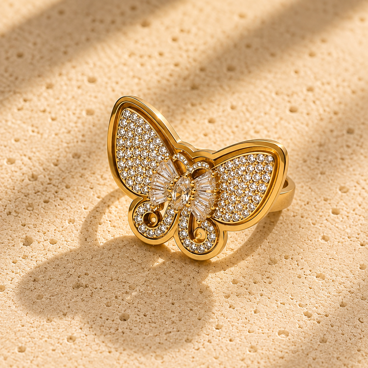 Dawn Butterfly Ring (Adjustable)