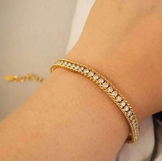 Bracelet Zirconia (White)