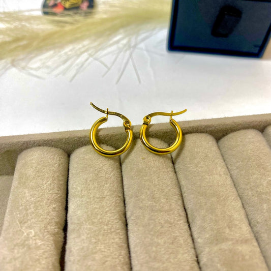 Gold Plated Hoop Earrings