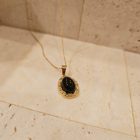 Brown Stone Necklace