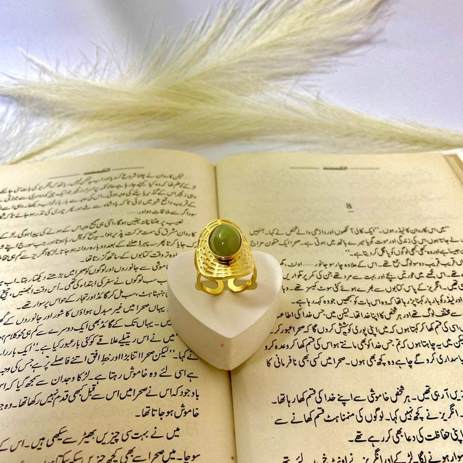 Bulky champagne Ring