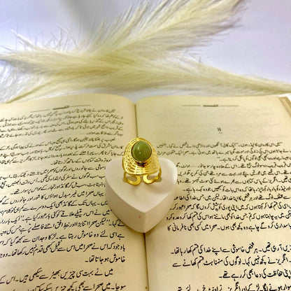 Bulky champagne Ring