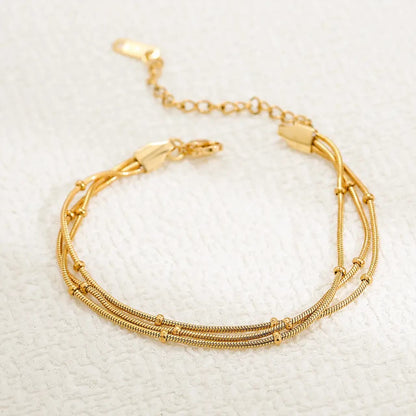 Ball Triple layer Bracelet