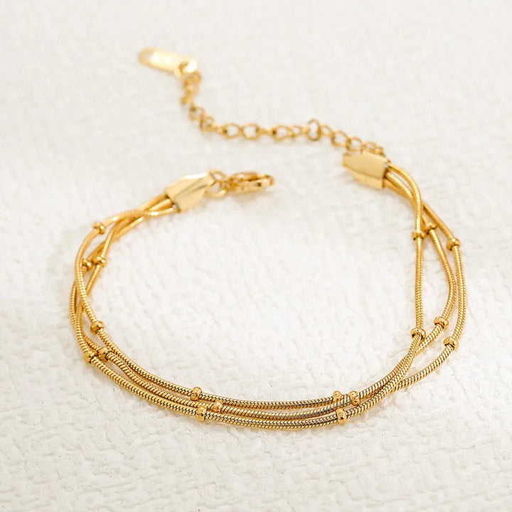 Ball Triple layer Bracelet