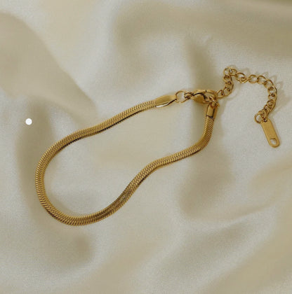 Snake Chain Anklet (Anti Tarnish)