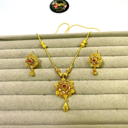 Rosey Gold Plated Set