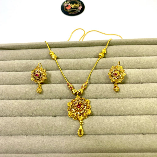 Rosey Gold Plated Set