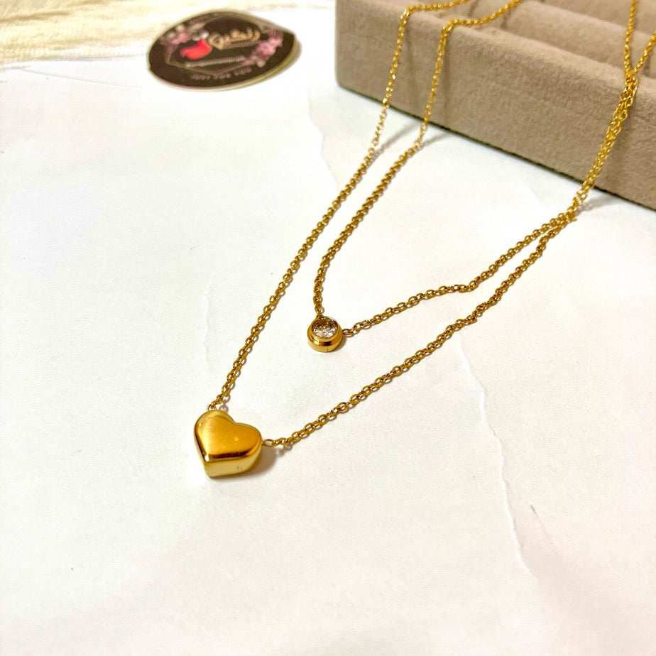 Dual Heart Necklace