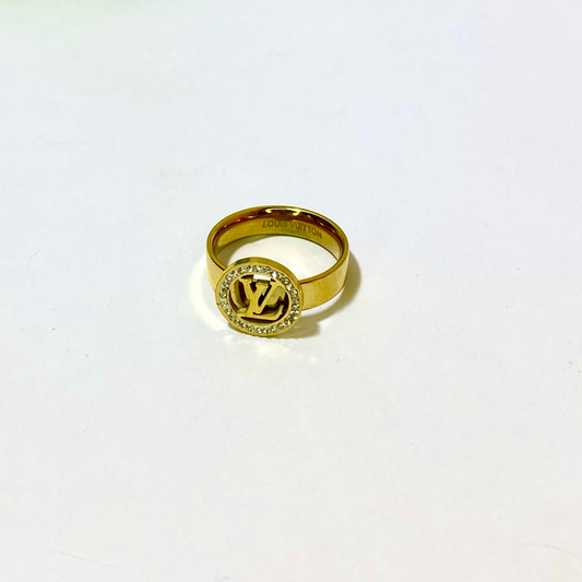 LV Zircon Ring (Anti Tarnish)