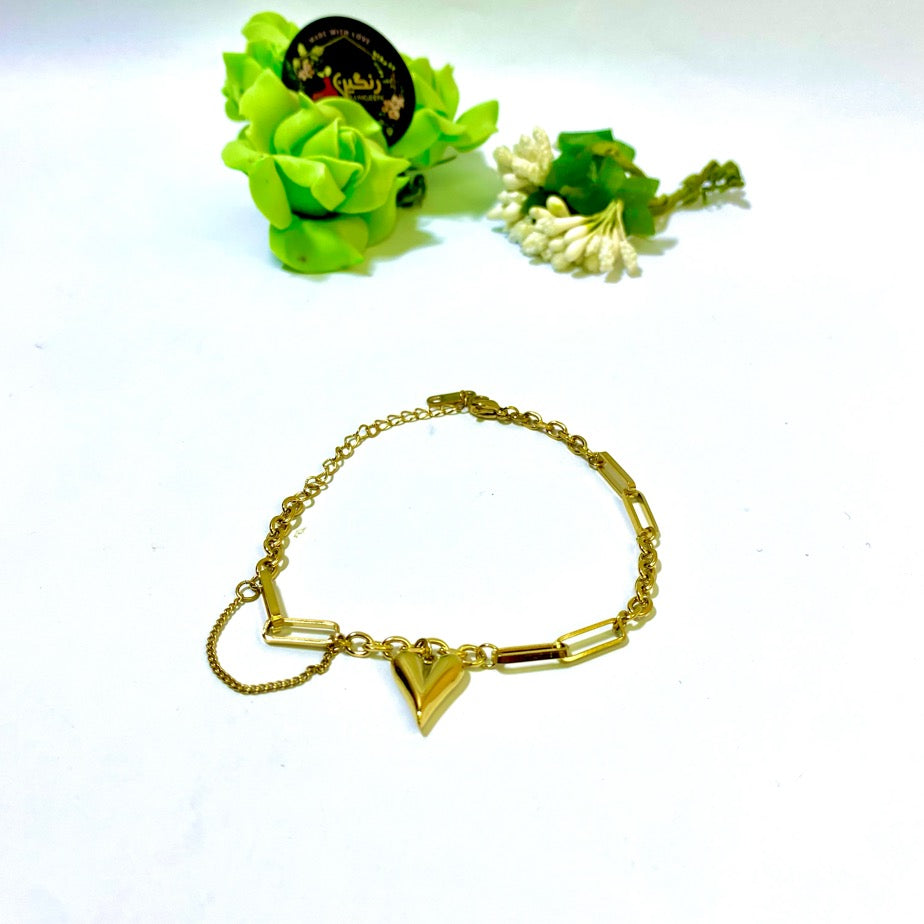 Heart Bracelet (Anti Tarnish)