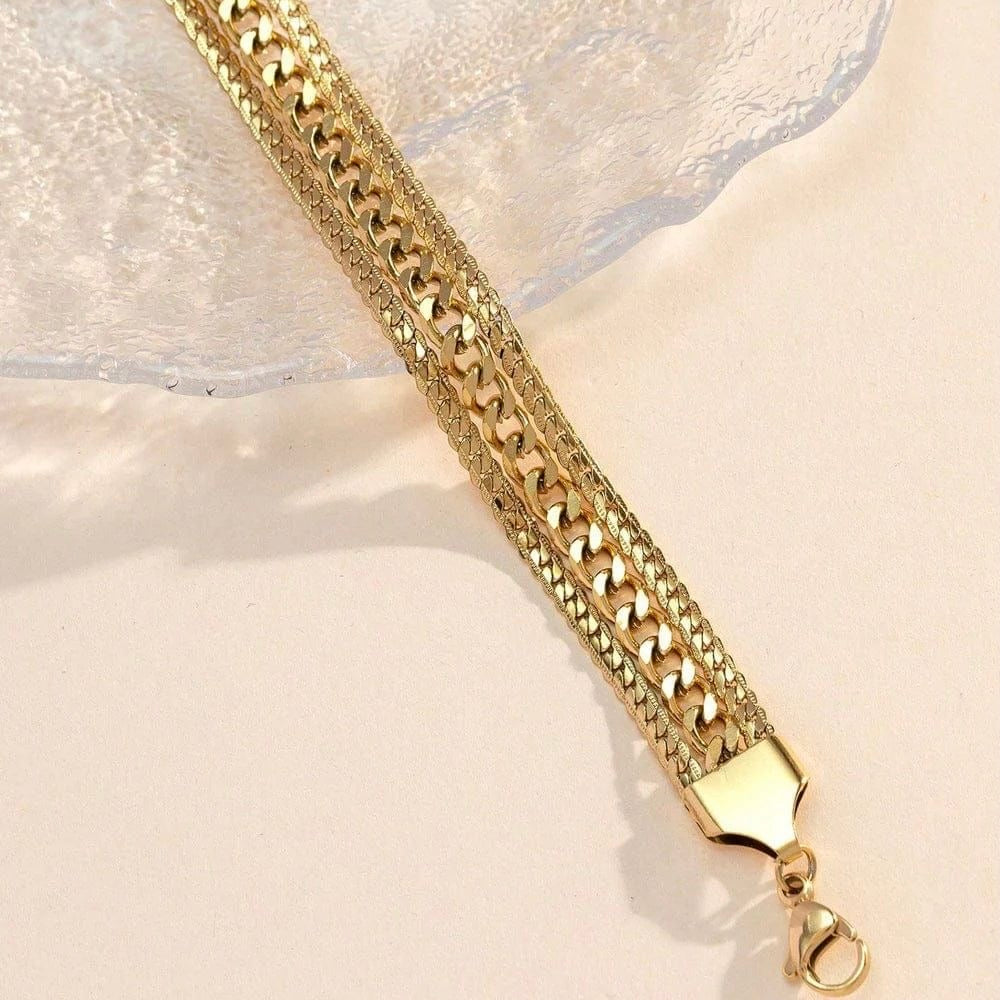 Triple Layer Luxury Bracelet