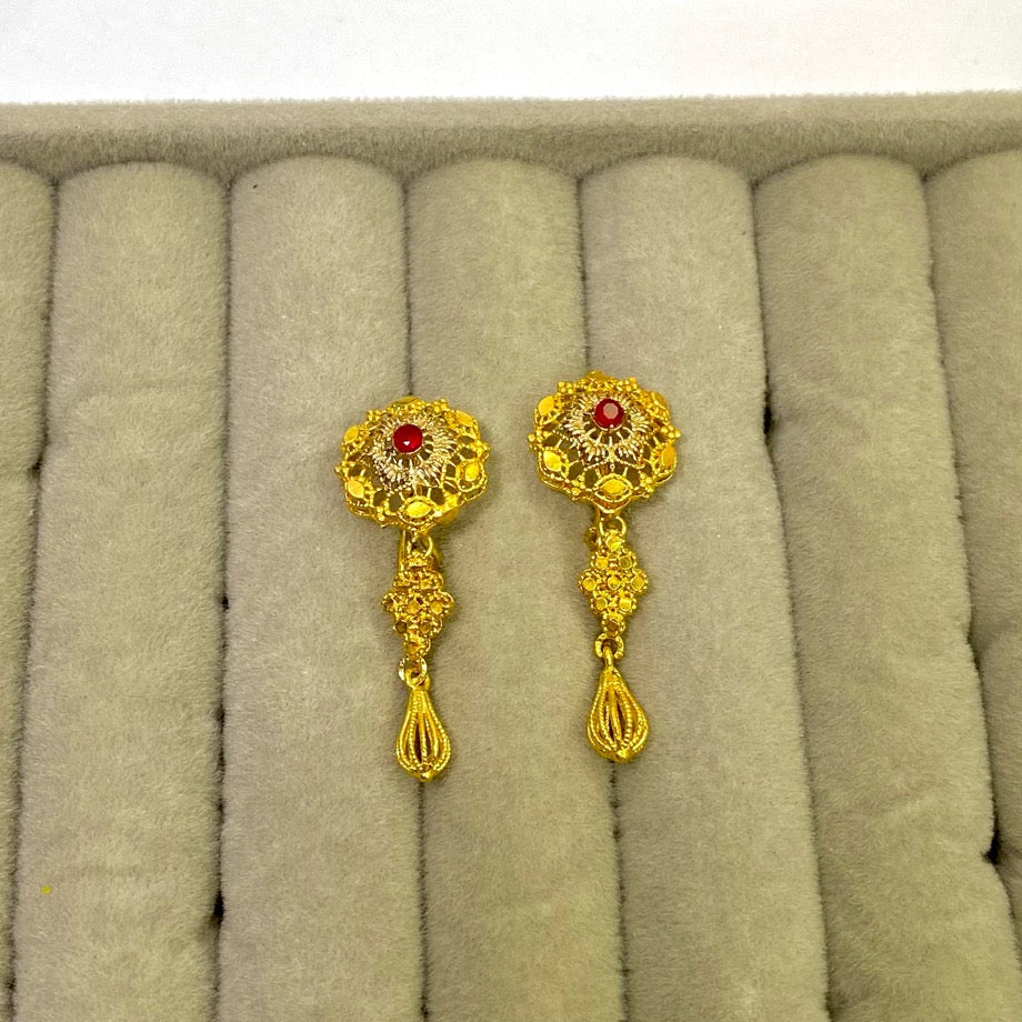 Glow Gold Plated Earrings
