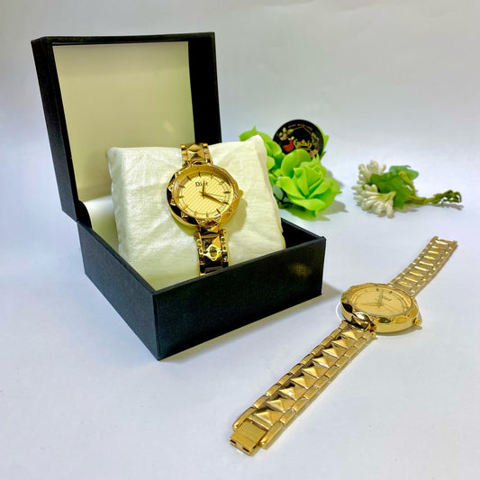 Dior Golden Zircon Watch