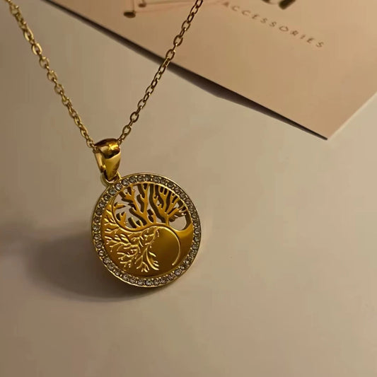 Family luck Tree Necklace