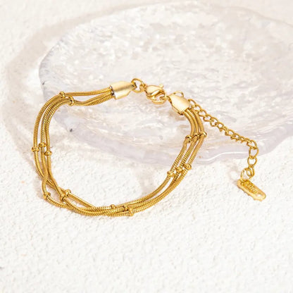 Ball Triple layer Bracelet
