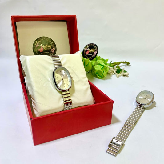Oval Watch (Silver)