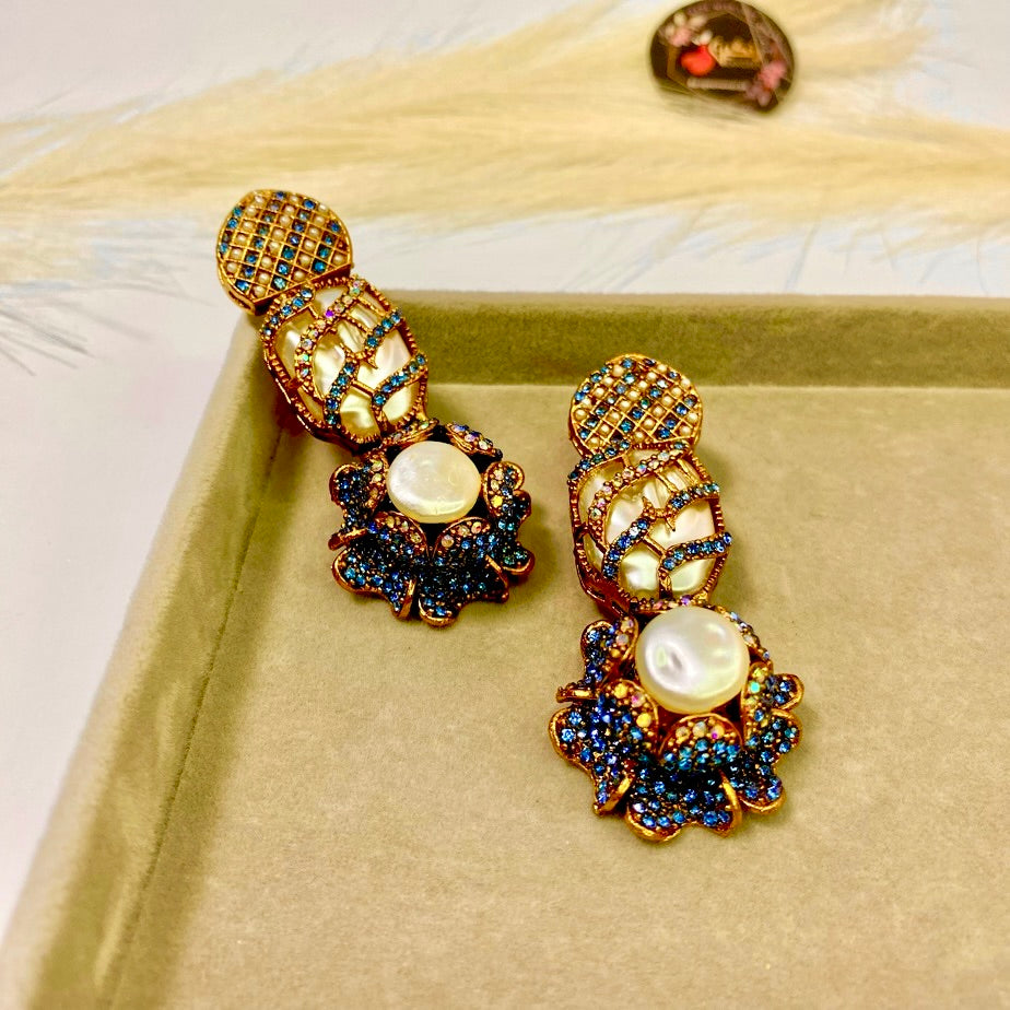 Canatolian Grace Choker Turkish Set Blue